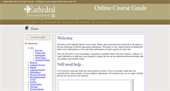 Desktop Screenshot of cathedralcourseguide.com